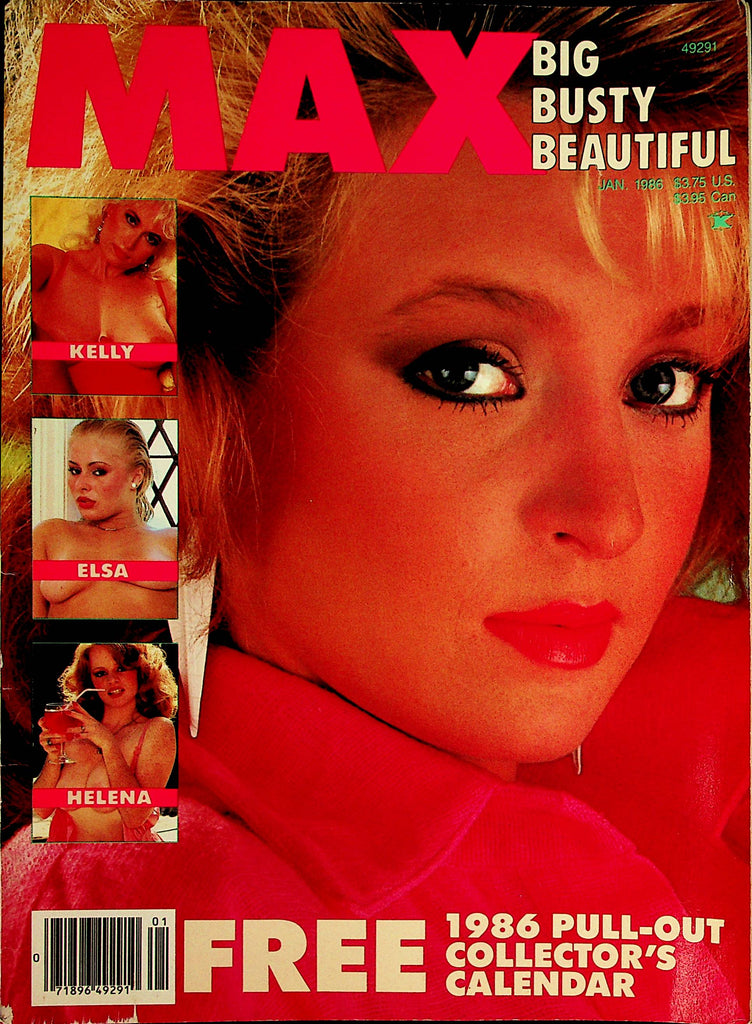 Max Busty Magazine   Lisa Deleeuw  January 1986  101521lm-dm