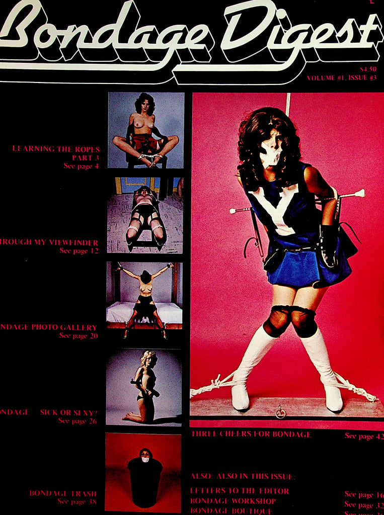 Bondage Digest Magazine  Three Cheers For Bondage  vol.1 #3  1975 London Enterprises   122422lm-p