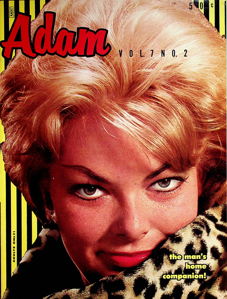 Adam Magazine Covergirl Laurel Woods  vol.7 #2 1962     062422lm-p