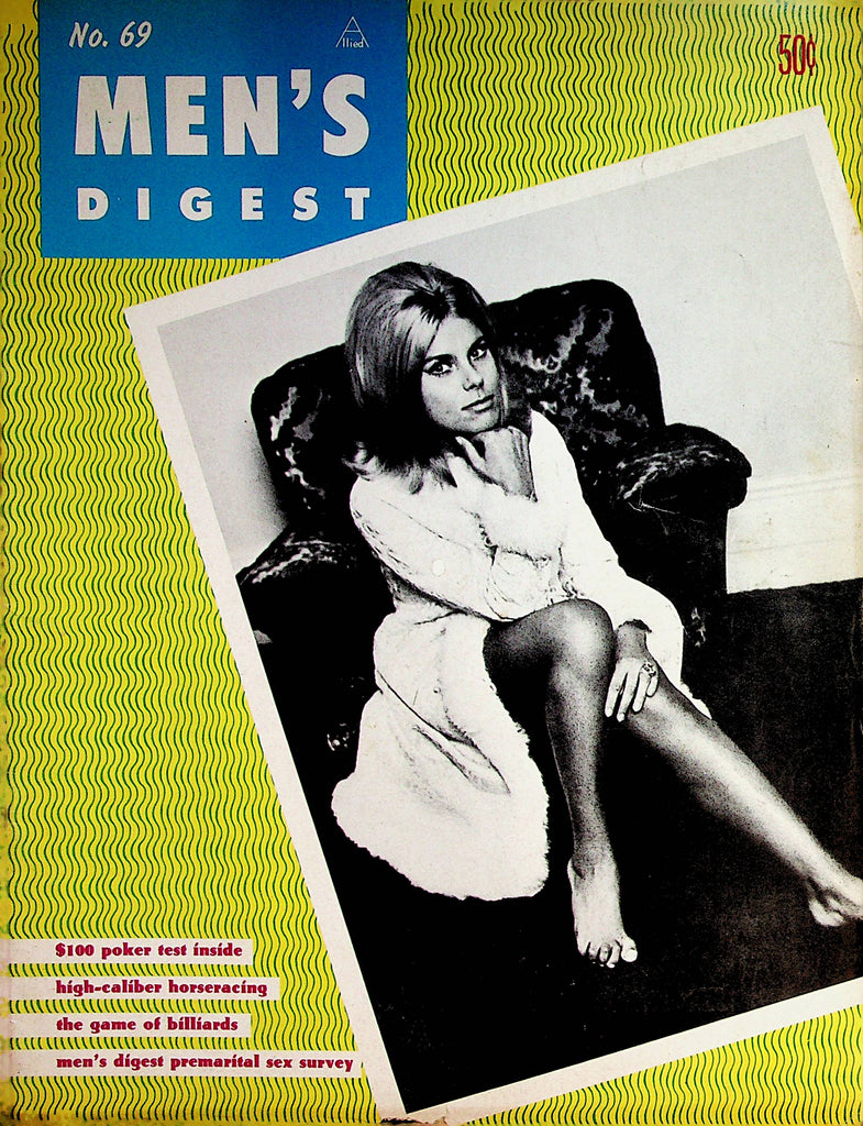Men's Digest Magazine  Covergirl Britt Semand  #69  August 1966     072522lm-p