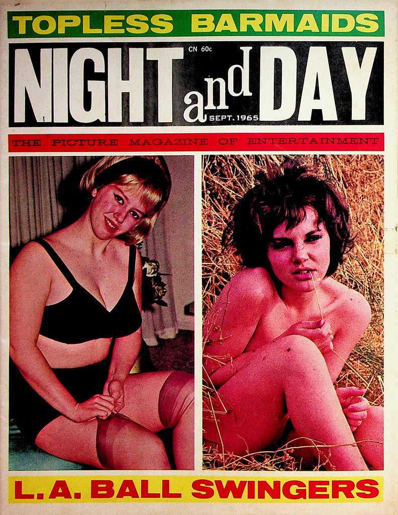 Night And Day Magazine   Joan Brinkman  / Topless Barmaids   September 1965   071922lm-p