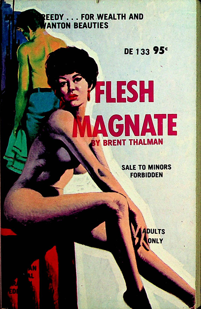 Flesh Magnate Novel  by Brent Thalman  1966    092421lm-dm