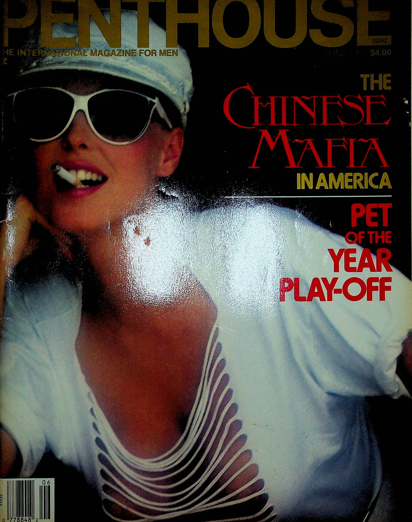 Penthouse Magazine The Chinese Mafia & Pet Of The Year Play-Off June 1988 093022RP