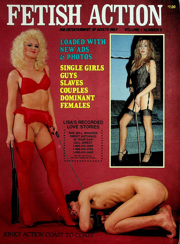 Fetish Action Contact Magazine  vol.1 #3  1980's    010722lm-dm