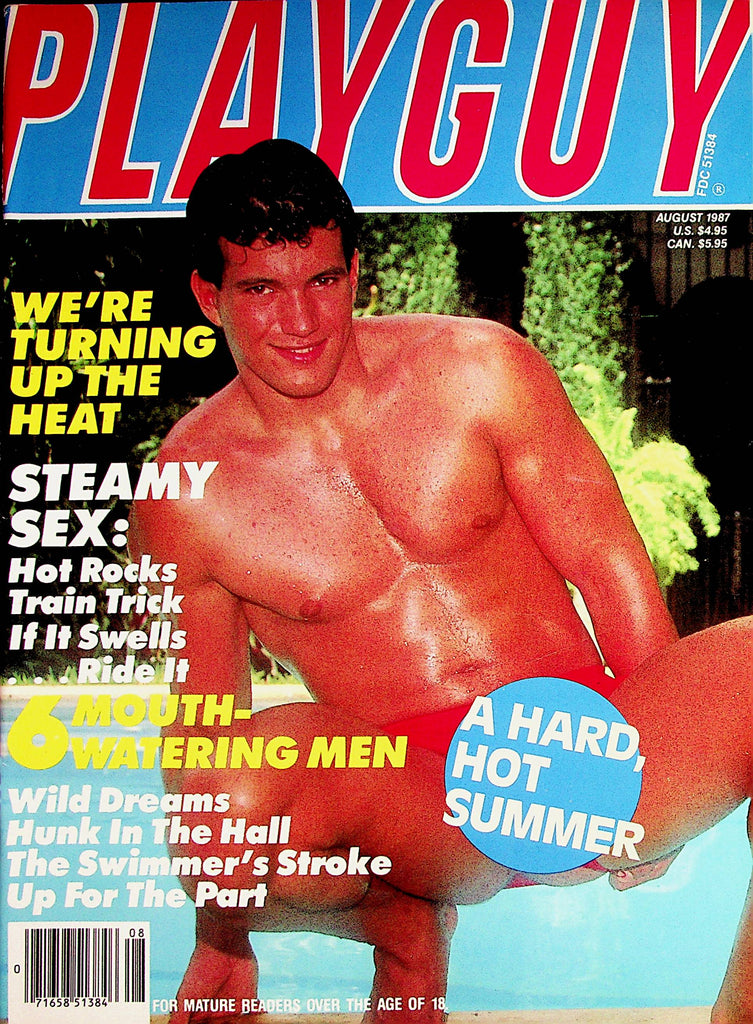 Playguy Gay Magazine  A Hard, Hot Summer   August 1987      080522lm-p