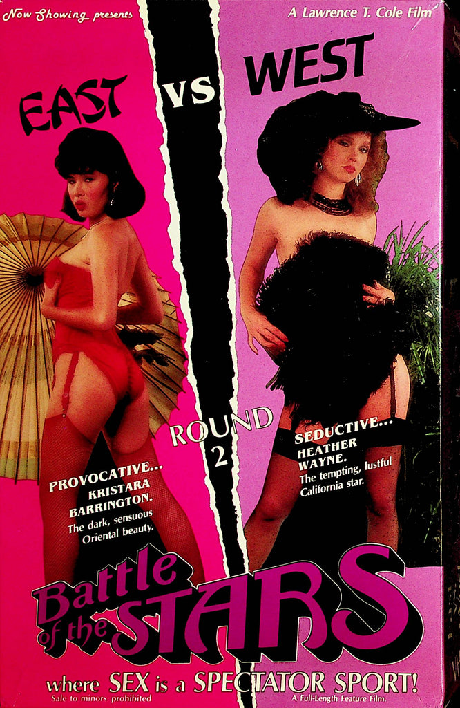 Battle Of The Stars East vs. West VHS  Kristara Barrington / Heather Wayne   XXX 1985     120521lm-dm