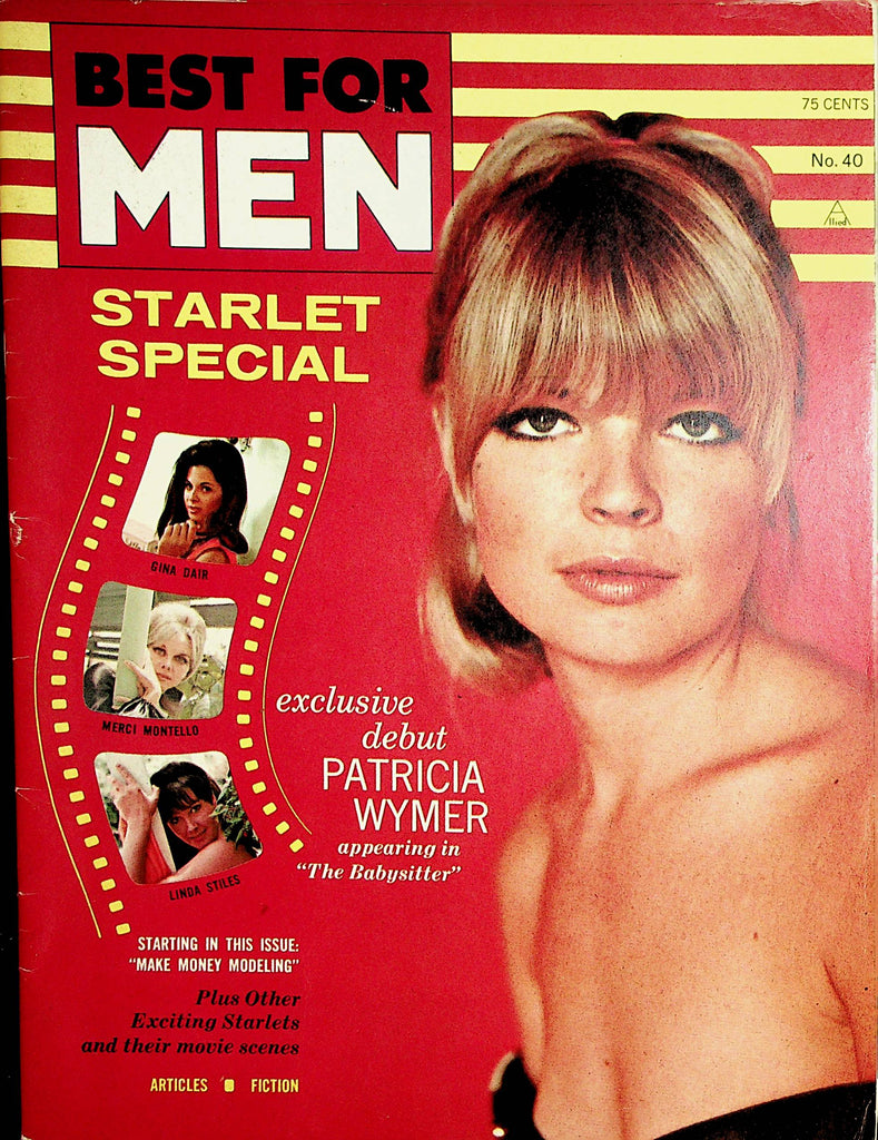 Best For Men Magazine  Starlet Special  Patricia Wymer / Gina Dair  #40  1968   121421lm-dm