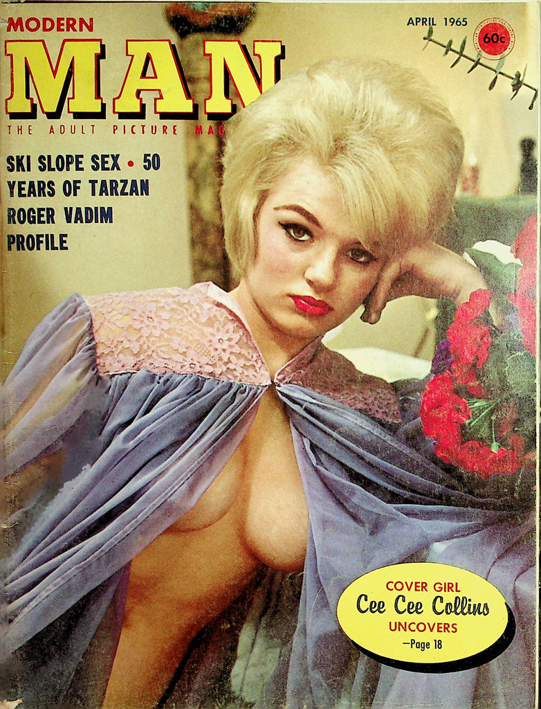 Modern Man Magazine  Covergirl Cee Cee Collins  April 1965   082321lm-dm