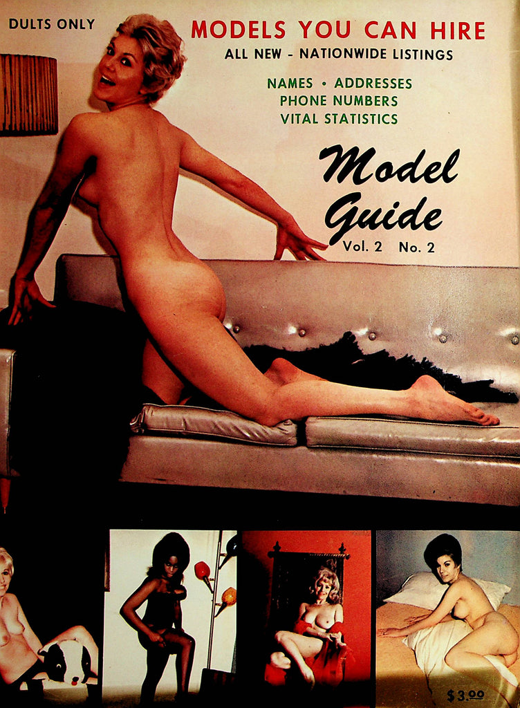 Model Guide Vintage Magazine  Models You Can Hire  vol.2 #2 1968   121421lm-dm2