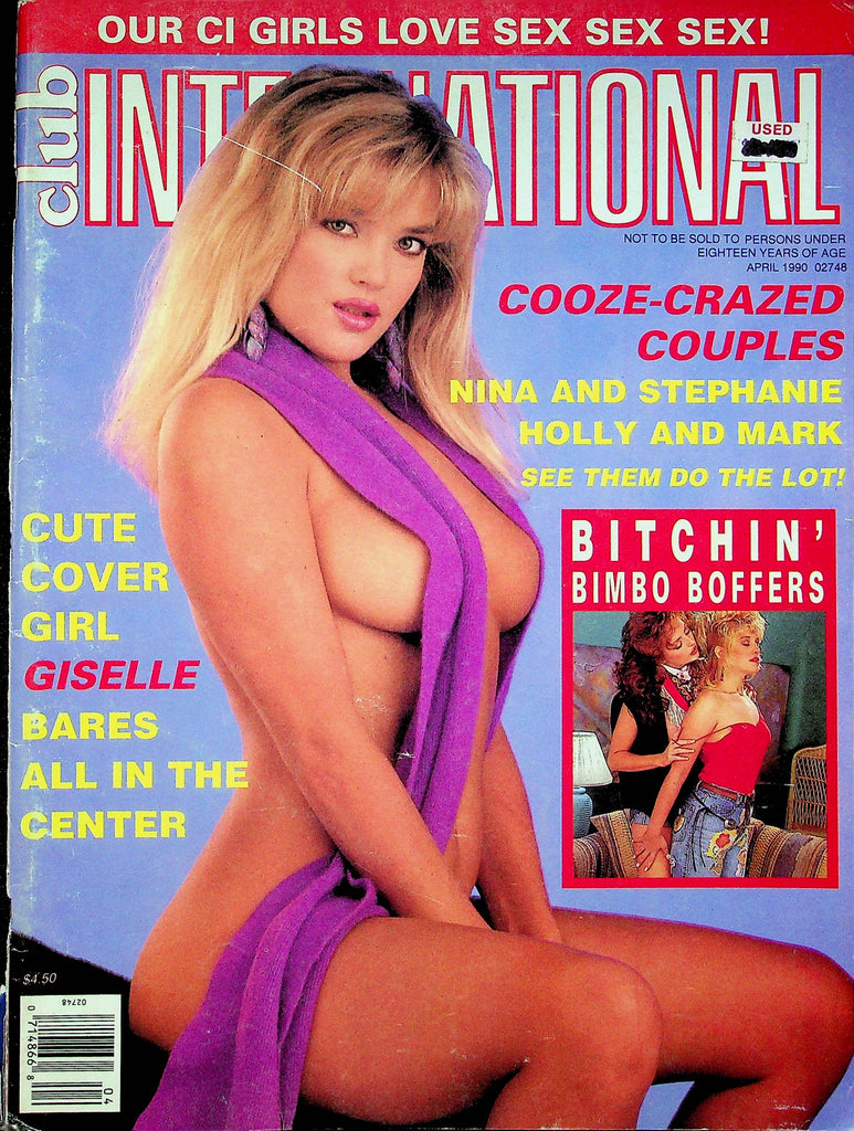 Club International Magazine Nina Stephanie & Giselle April 1990 081922 –  Mr-Magazine