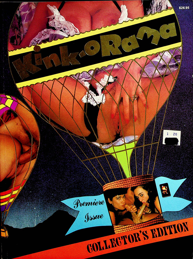 Kink-O Rama Magazine  Fuck A Thon / Multiple Orgasms   1992 Premiere Issue  Collector Edition       072522lm-p2