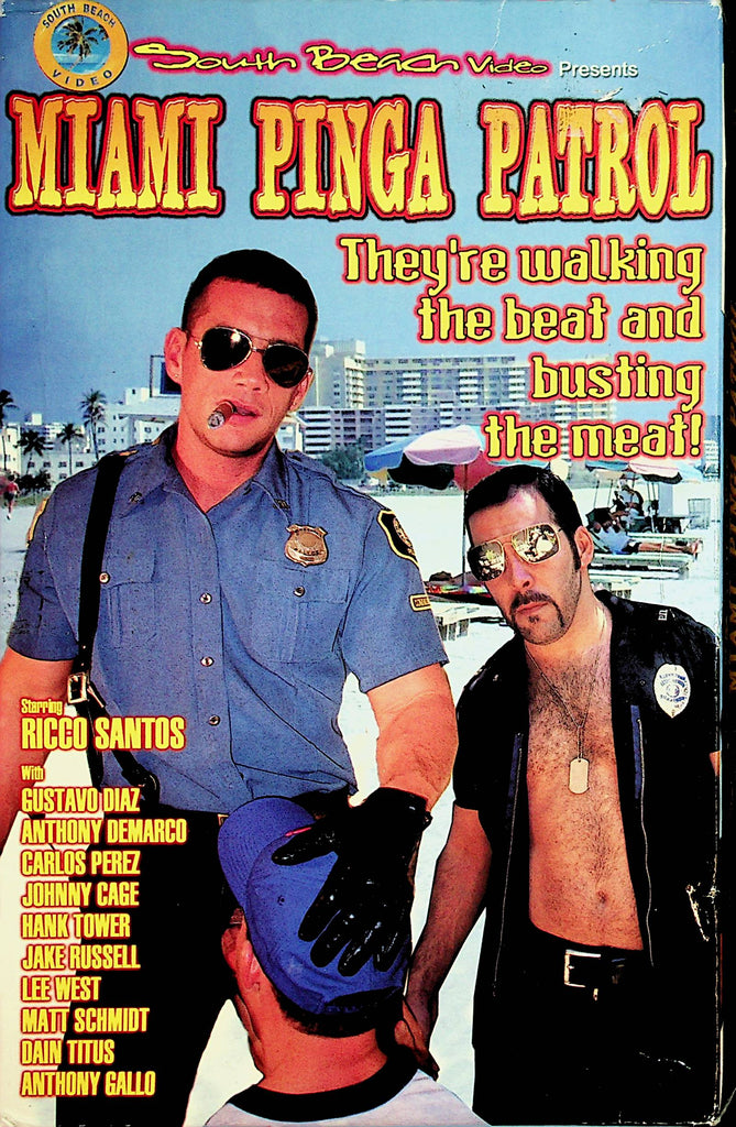 Miami Pinga Patrol Gay VHS  Ricco Santos / Gustavo Diaz     XXX  061221lm-sh3