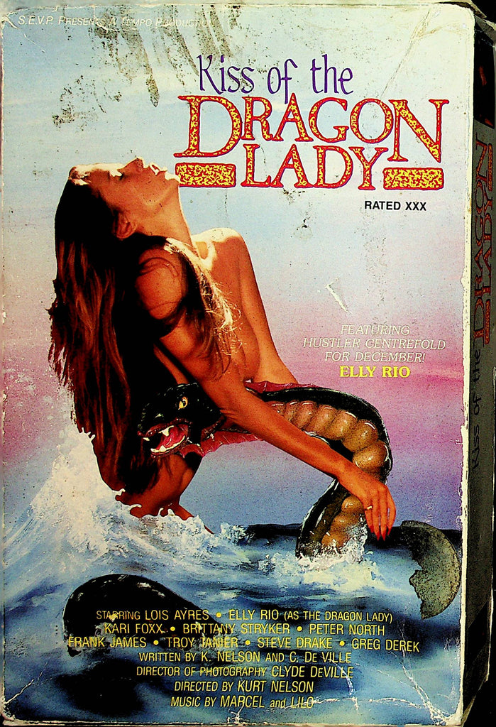 Kiss Of The Dragon Lady VHS   Elly Rio/ Lois Ayres  XXX 1986    122621lm-dm4