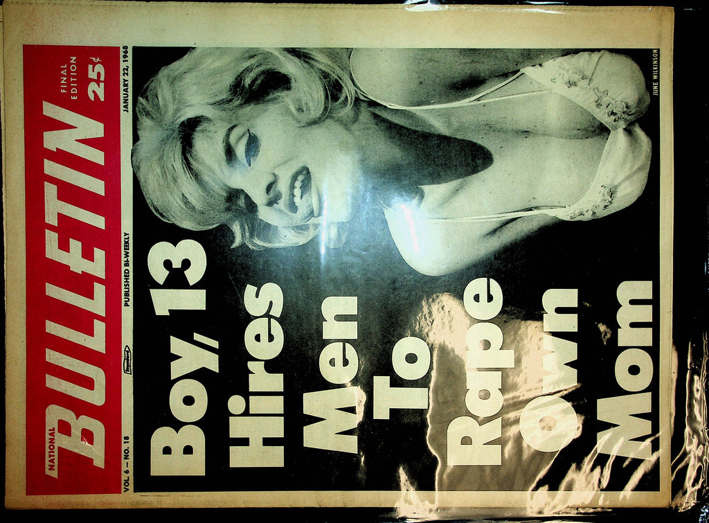 National Bulletin Adult Newspaper  January 22, 1968  100720lm-amsh