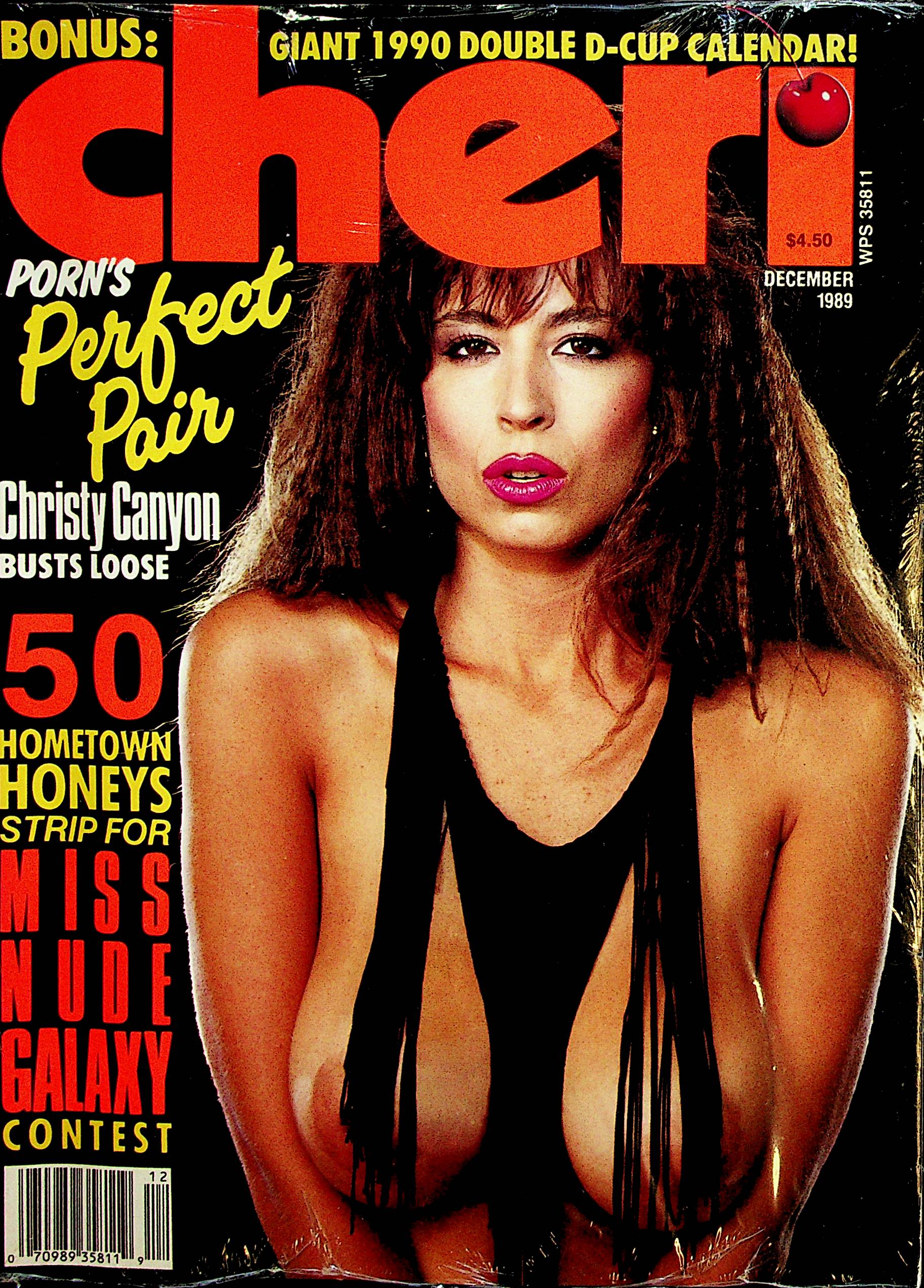 Cheri Magazine Cover Girl Christy Canyon December 1989 120722lm-p3 –  Mr-Magazine