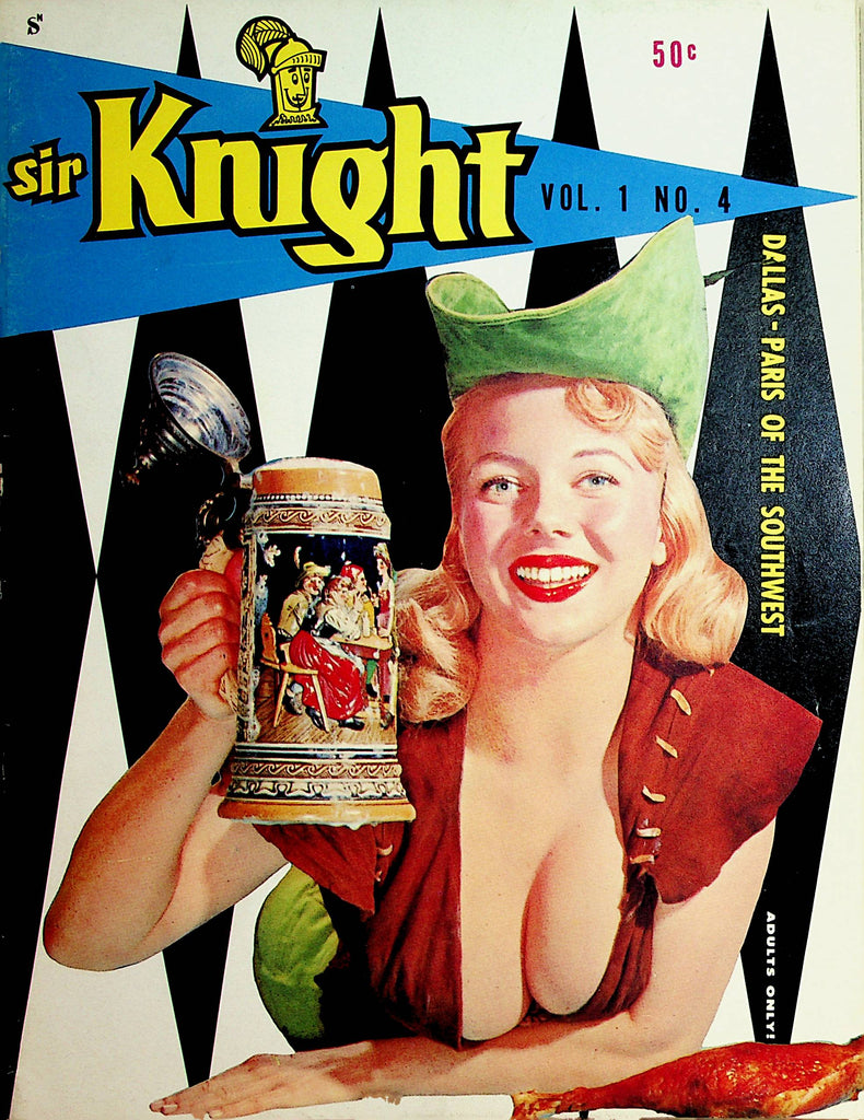 Sir Knight Magazine  Covergirl Donna Long  vol.1 #4  1958  093021lm-dm