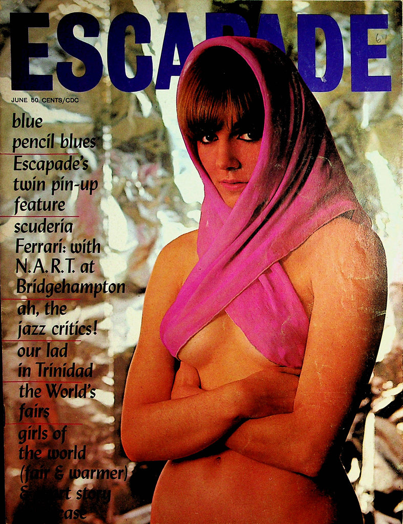 Escapade Vintage Magazine  Centerfold Girl Lotte Tarp  June 1964   100121lm-dm