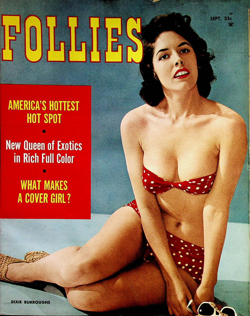 Frolic Vintage Magazine  Covergirl Dixie Burroughs  September 1958      012023lm-p2