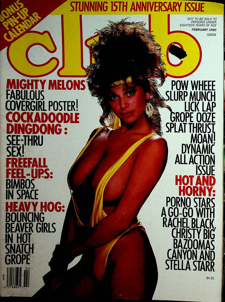 Club Magazine   Covergirl Maria Whittaker  February 1990  15th Anniversary Issue      122821lm-dm