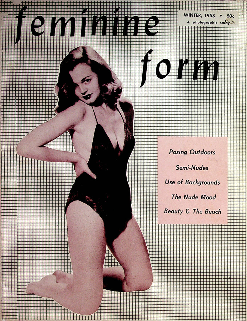 Feminine Form Photographic Study magazine  Winter 1958   071922lm-p