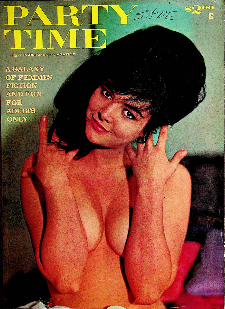 Party Time Busty Magazine Galaxy Of Femmes, Fiction And Fun! 100's Of Pages 1960's Parliament Publication   071622lm-p