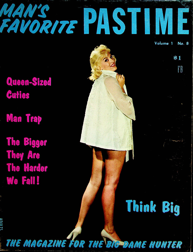 Man's Favorite Pastime Busty Magazine  Susan Woods  vol.1 #8  1960's  101322lm-p