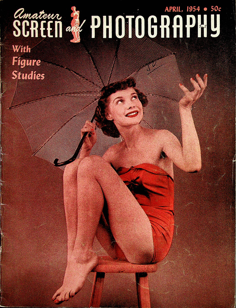 Amateur Screen And Photography With Figure Studies Magazine  April 1954     032923lm-p2