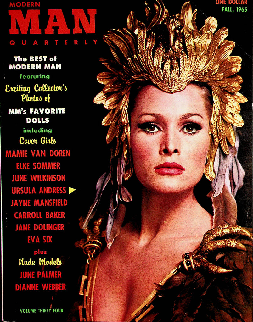 Modern Man Quarterly Magazine   Ursula Andress/ Elke Sommer/ Jayne Mansfield  Fall 1965     071722lm-p