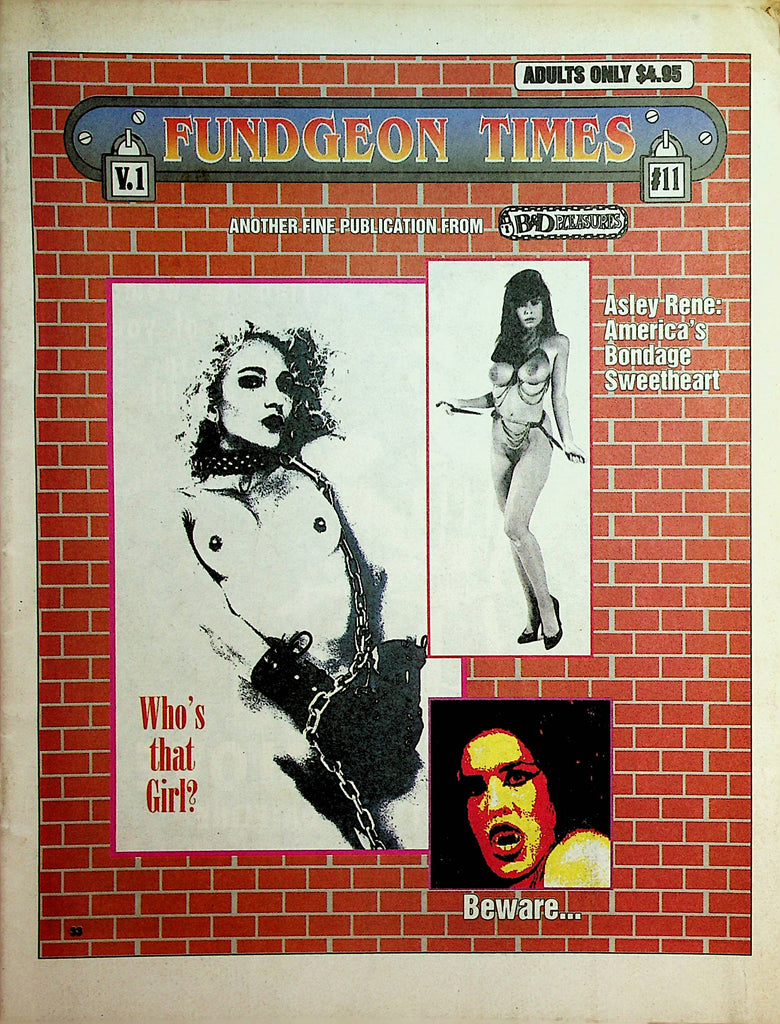 Fundgeon Times Fetish Newspaper Ashley Rene Bondage Sweetheart #11 1992    091120lm-mp2