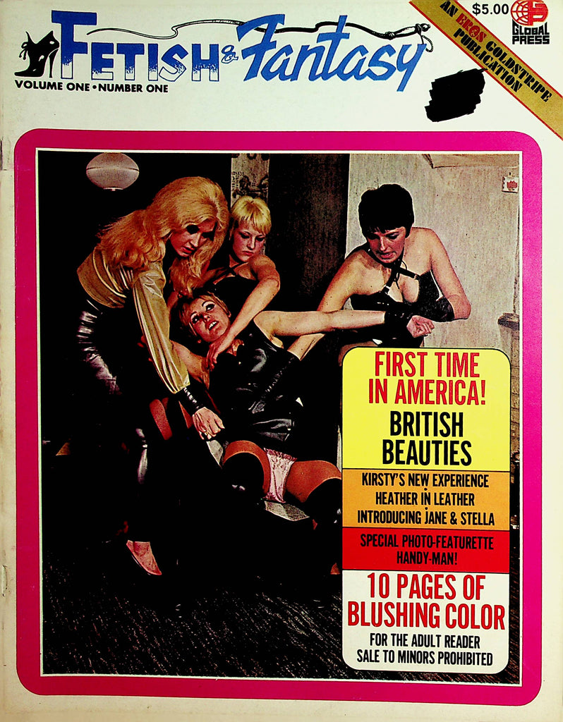 Fetish & Fantasy Magazine British Beauties / Kirsty's New Experience #1 1970's  Eros Publication     021422lm-p