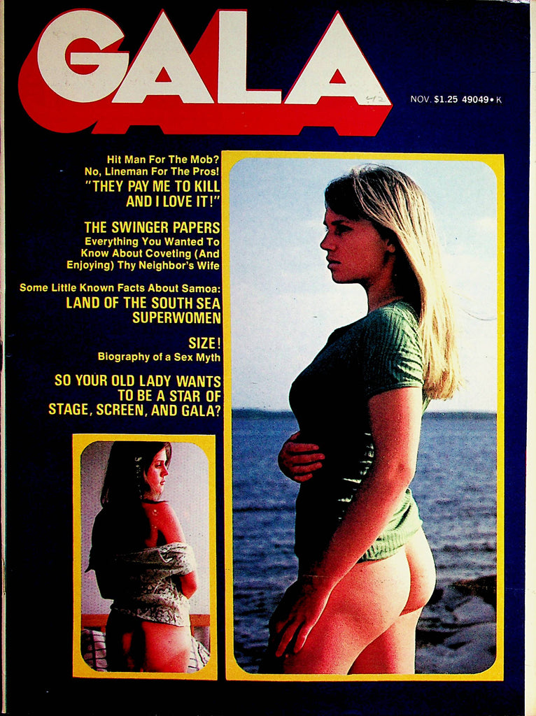 Gala Busty Magazine   Busty Maxine  November 1973