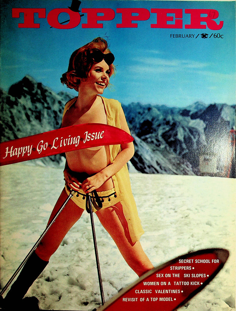 Topper Busty Vintage Magazine  Sex On The Ski Slopes  February 1967    101421lm-dm