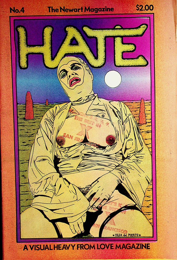 Hate Adult Newspaper Magazine  #4 1980's     090222lm-p2