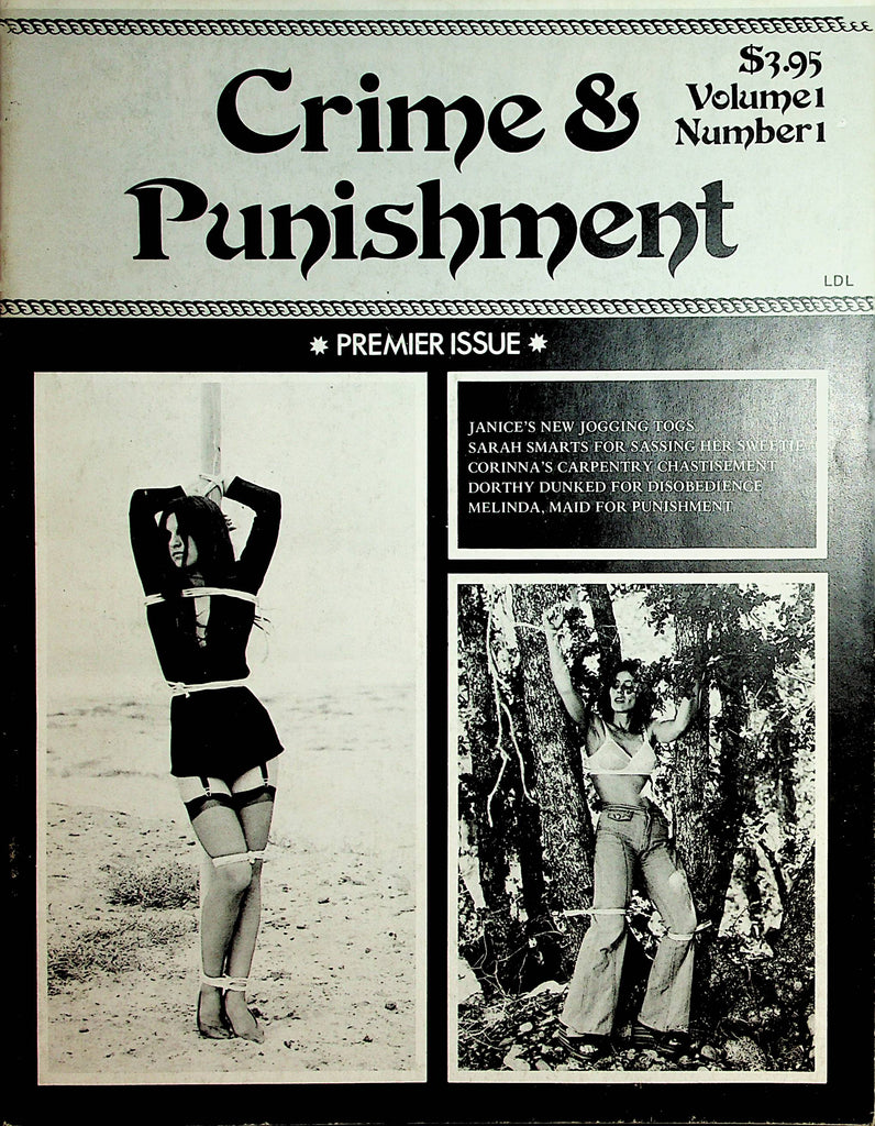 Crime & Punishment Bondage Magazine Janice & Sarah #1 1976 Premier Issue     032620lm-sh