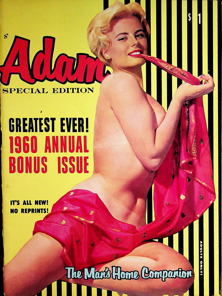 Adam Special Edition Magazine  Covergirl Lynn Hayward  1960 Annual Bonus Issue   062422lm-p
