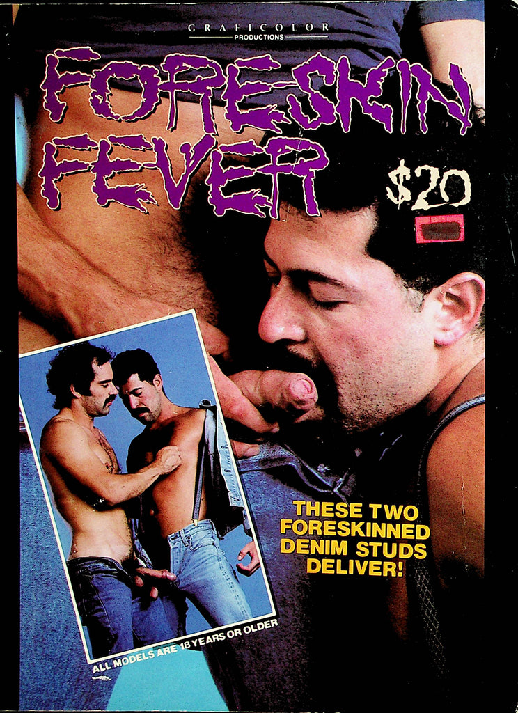 Foreskin Fever Gay Magazine  Foreskinned Denim Struds #1 1980's  123021lm-dm
