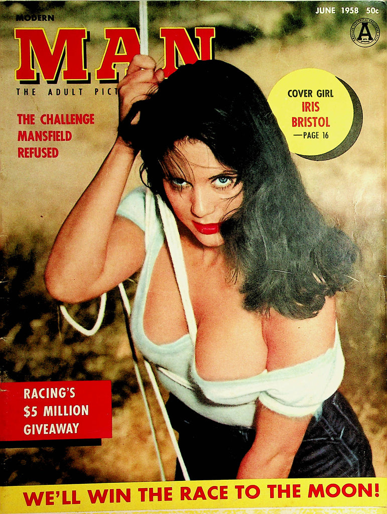 Modern Man Magazine   Cover Girl Iris Bristol  June 1958   100221lm-dm