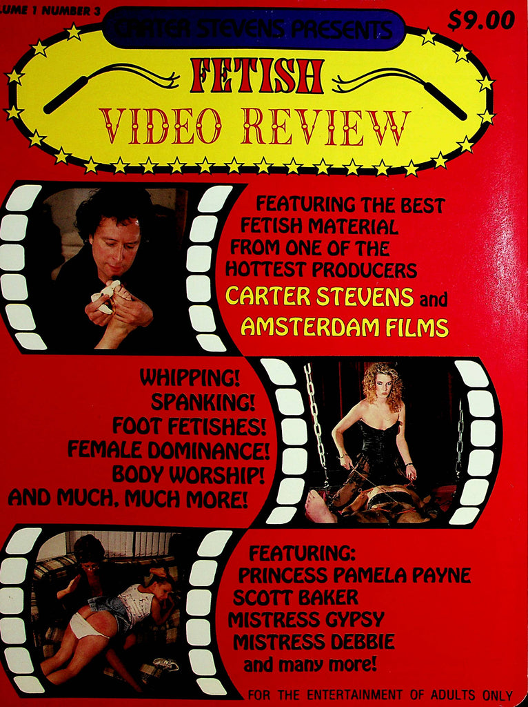 Fetish Video Review Magazine  Whipping, Spanking, Foot Fetish  vol.1 #3 1994  Carter Stevens    010222lm-dm