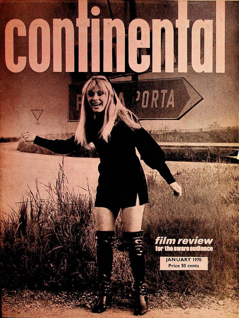 Continental Film Review Magazine  Covergirl Josiane Tanzilli  January 1970     070222lm-p