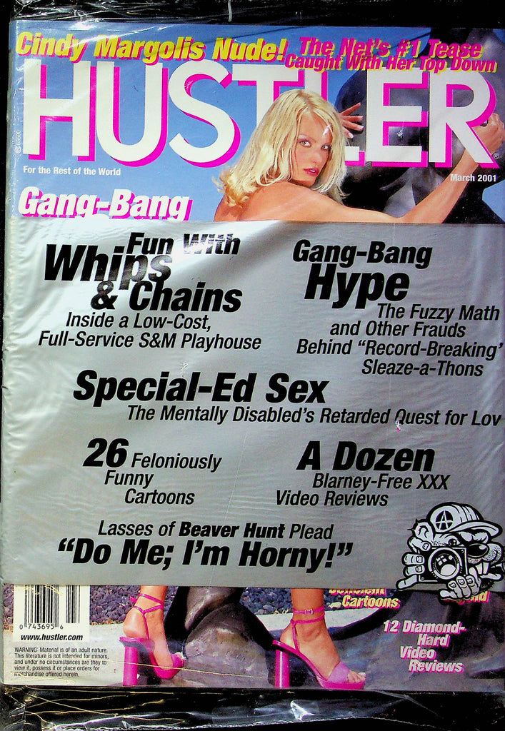 Hustler Magazine March 2001 SEALED 020523RP