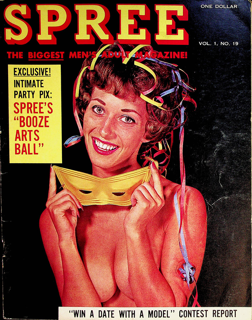 Spree Busty Vintage Magazine  "Booze Arts Ball"  vol.1 #19  1960   062822lm-p