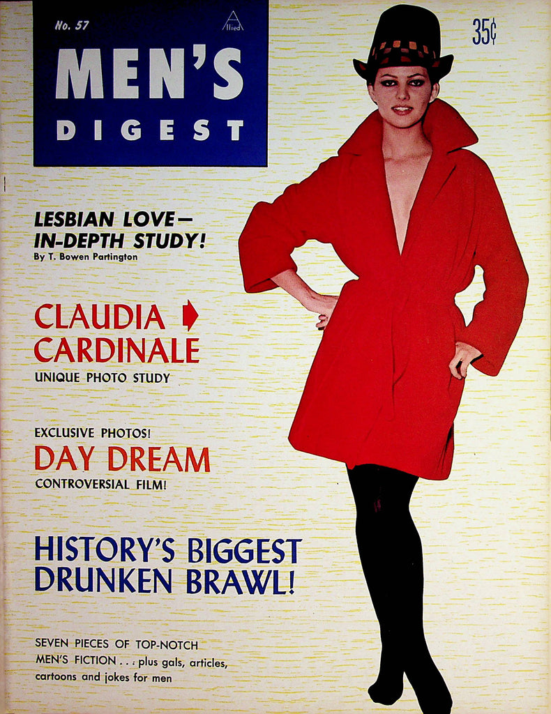 Men's Digest Magazine  Covergirl Claudia Cardinale  #57 1965     062222lm-p
