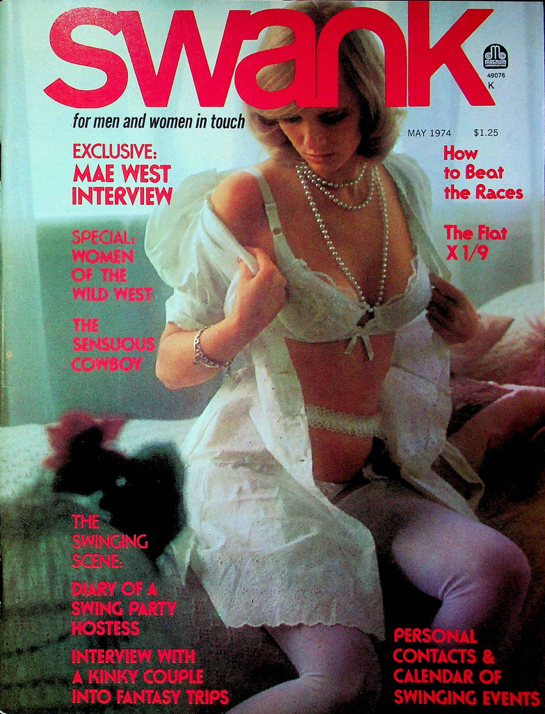 Swank Magazine Mae West Interview & A Swinging Couple Part 2 May 1974 032023RP