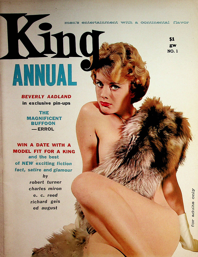 King Annual Magazine  Beverly Aadland In Exclusive Pin-ups  #1  1960    071522lm-p
