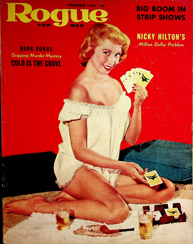 Rogue Vintage Magazine  Nicky Hilton Of Hilton Hotels November 1958    090122lm-p