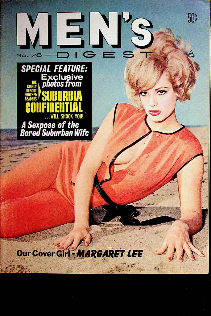 Men's Digest Magazine  Covergirl Margaret Lee / Suburbia Confidential  #78 1967   062122lm-p2