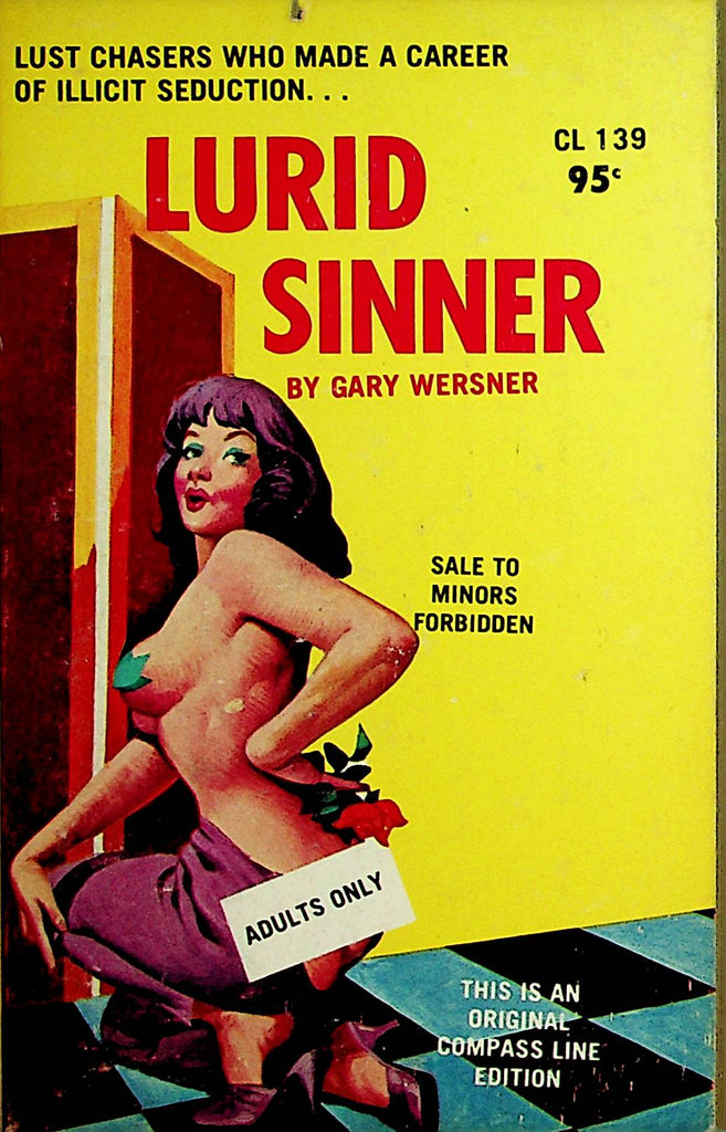 Lurid Sinner Novel by Gary Wersner  1966   092221lm-dmB