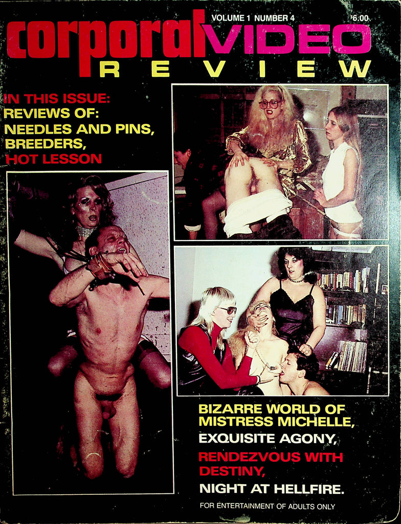 Corporal Video Review Magazine  Rendezvous With Destiny vol.1 #4 1985  Esoteric Press    082421lm-dm2