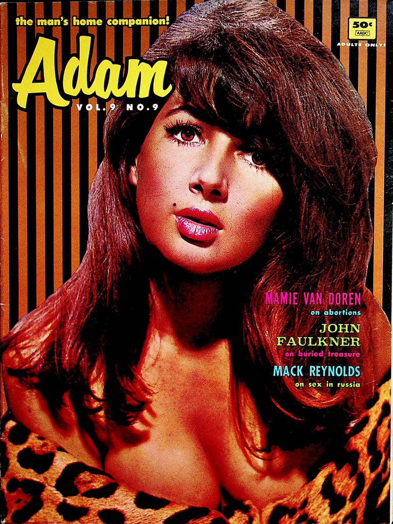 Adam Magazine   Covergirl Gigike Zaheb  / Mamie Van Doren  vol.9 #9 1965     062522lm-p
