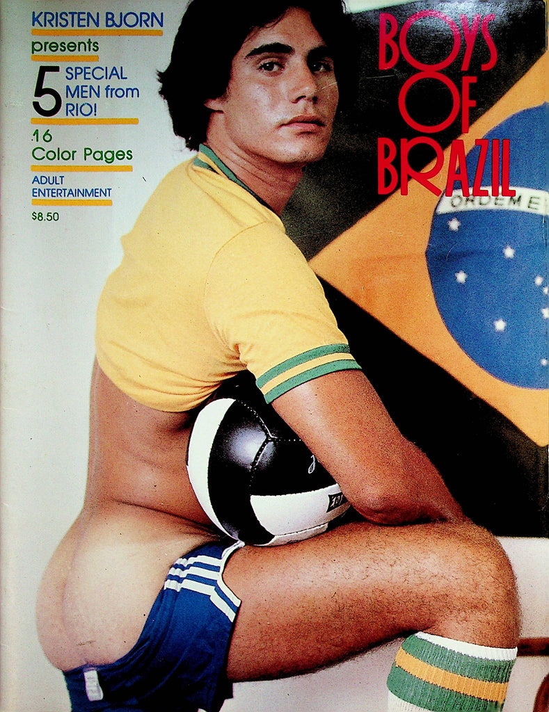 Boys Of Brazil Gay Magazine  Kristen Bjorn Presents Silvio, Mario  and More!  1980's      080422lm-p